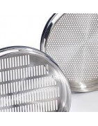 Setacci per granulometria in laboratorio